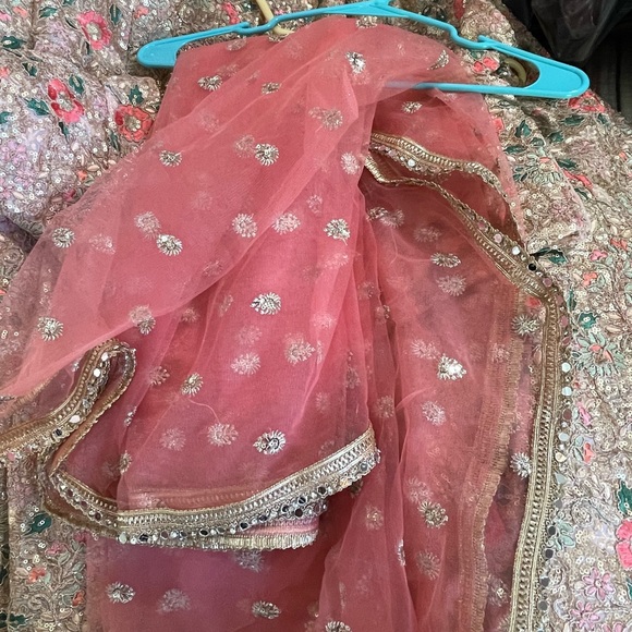 Rose Gold lehenga - Picture 3 of 10